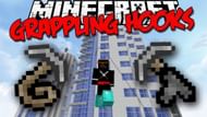 Grappling hooks usually require mods or add-ons to work properly in Minecraft (Image via yyonne/CurseForge)